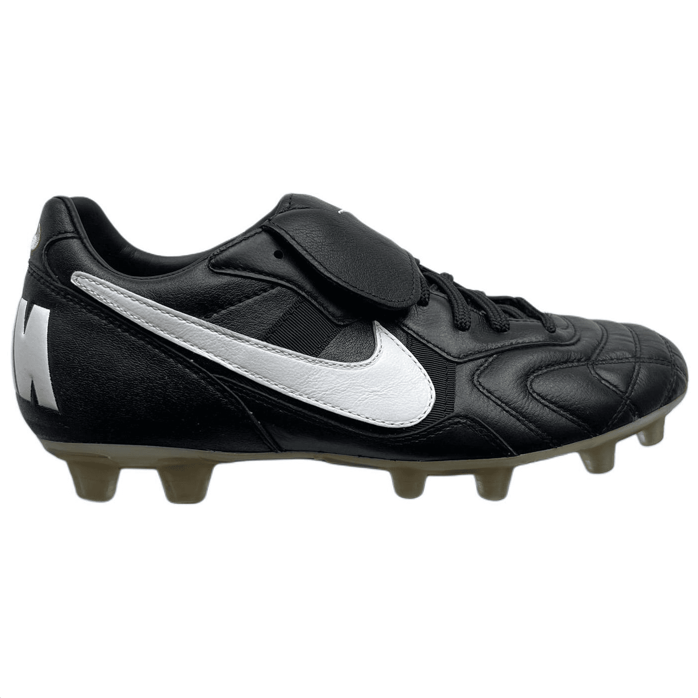 Кроссовки для футбола Nike Tiempo Premier FG Black White - изображение 2