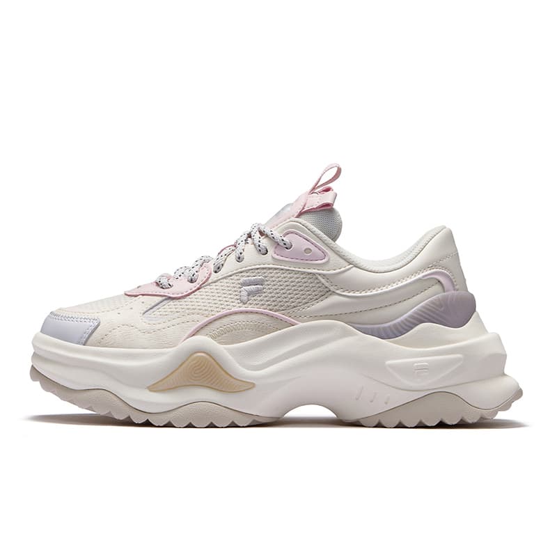 Кроссовки FILA FUSION BIANCO II Низкий Топ Повседневная Обувь Женская Кремово-Серый - изображение 1