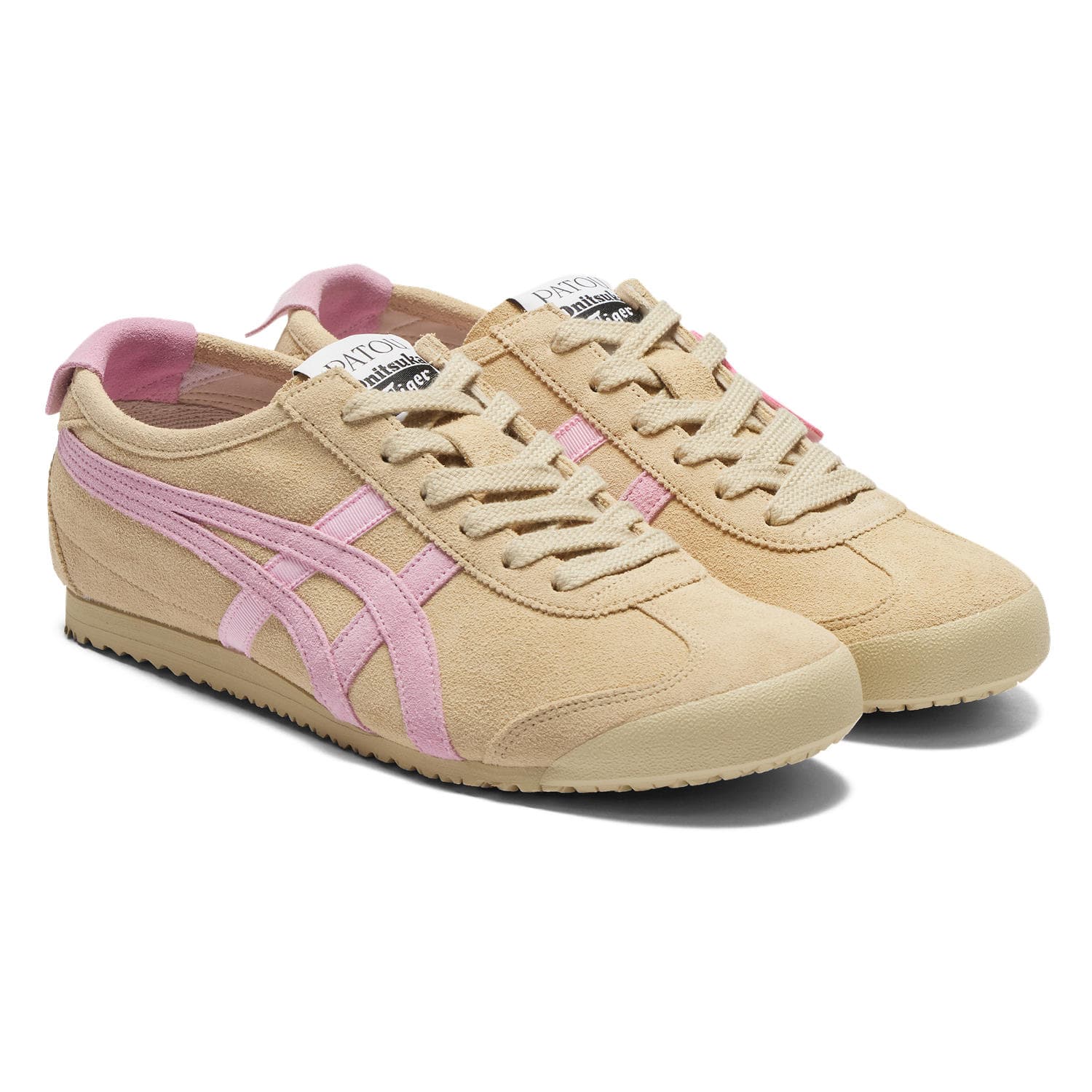 Кроссовки Patou x Onitsuka Tiger MEXICO 66 Противоскользящая Устойчивая к истиранию Низкий Топ Повседневная обувь Унисекс - изображение 4