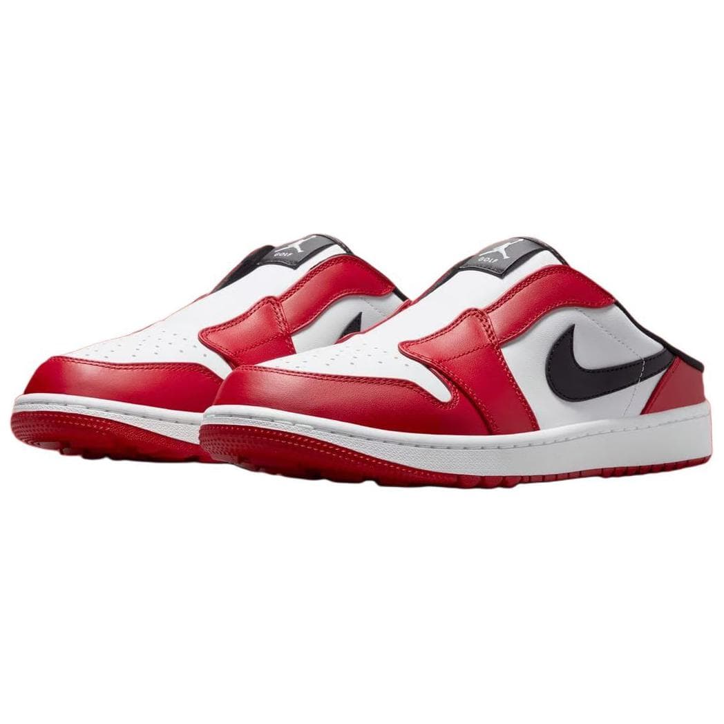 Кроссовки Jordan Air Jordan 1 Mule Golf Chicago Low Golf Обувь Унисекс Красная Белая - изображение 3