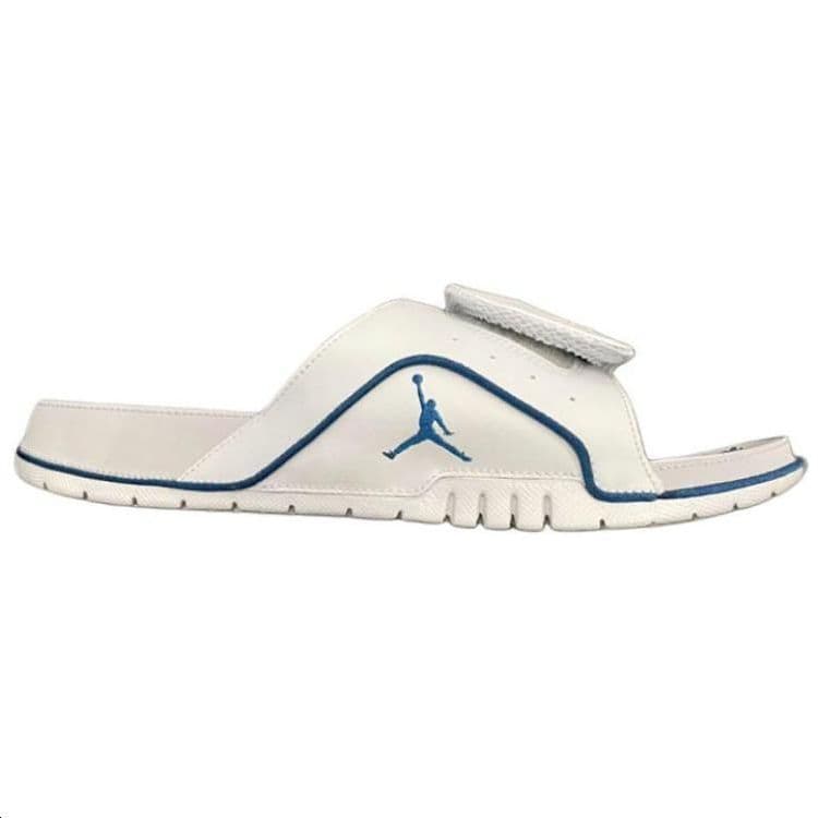 Сандалии Jordan Hydro 4 на платформе удобные повседневные противоскользящие шлепанцы мужские серо-голубой - изображение 7