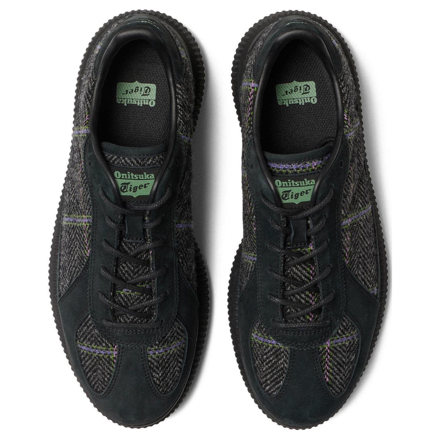 Кроссовки Onitsuka Tiger Delecity Противоскользящая Устойчивая к истиранию Низкий Верх Повседневная Обувь Унисекс Черная - изображение 6