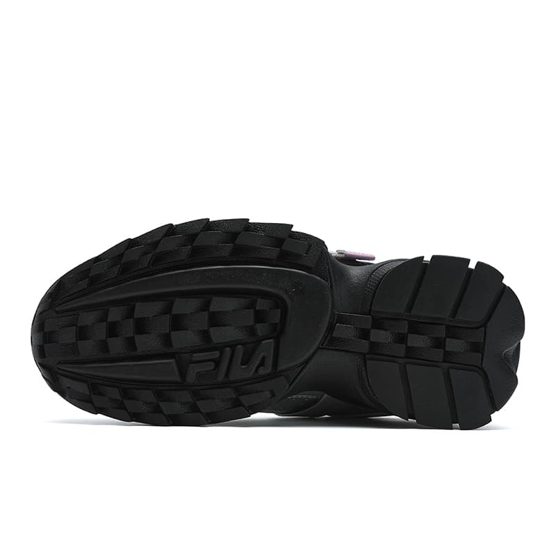 Кроссовки FILA Disruptor 2 Low Топ Повседневная обувь Женская Серебряный Черный - изображение 6