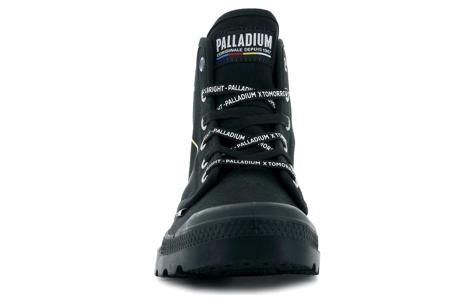 Кроссовки Palladium Pampa Универсальные удобные противоскользящие износостойкие хай-топы повседневные унисекс черные - изображение 4