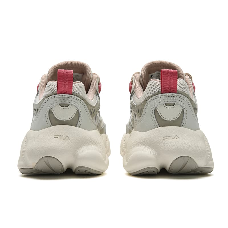 Кроссовки FILA FERN 2 Противоскользящая Отскок Низкий Топ Повседневная Обувь Женская Белый Коричневый - изображение 4