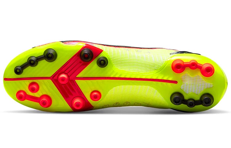 Кроссовки для футбола Nike Mercurial Vapor 14 Elite AG Fluorescent Yellow - изображение 6