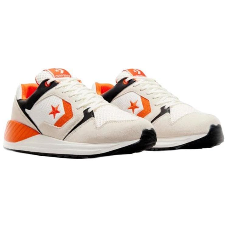 Кроссовки Converse WAVE TRAINER OX Удобный Износостойкий Лоу-топы Повседневный Унисекс Белый оранжевый - изображение 3