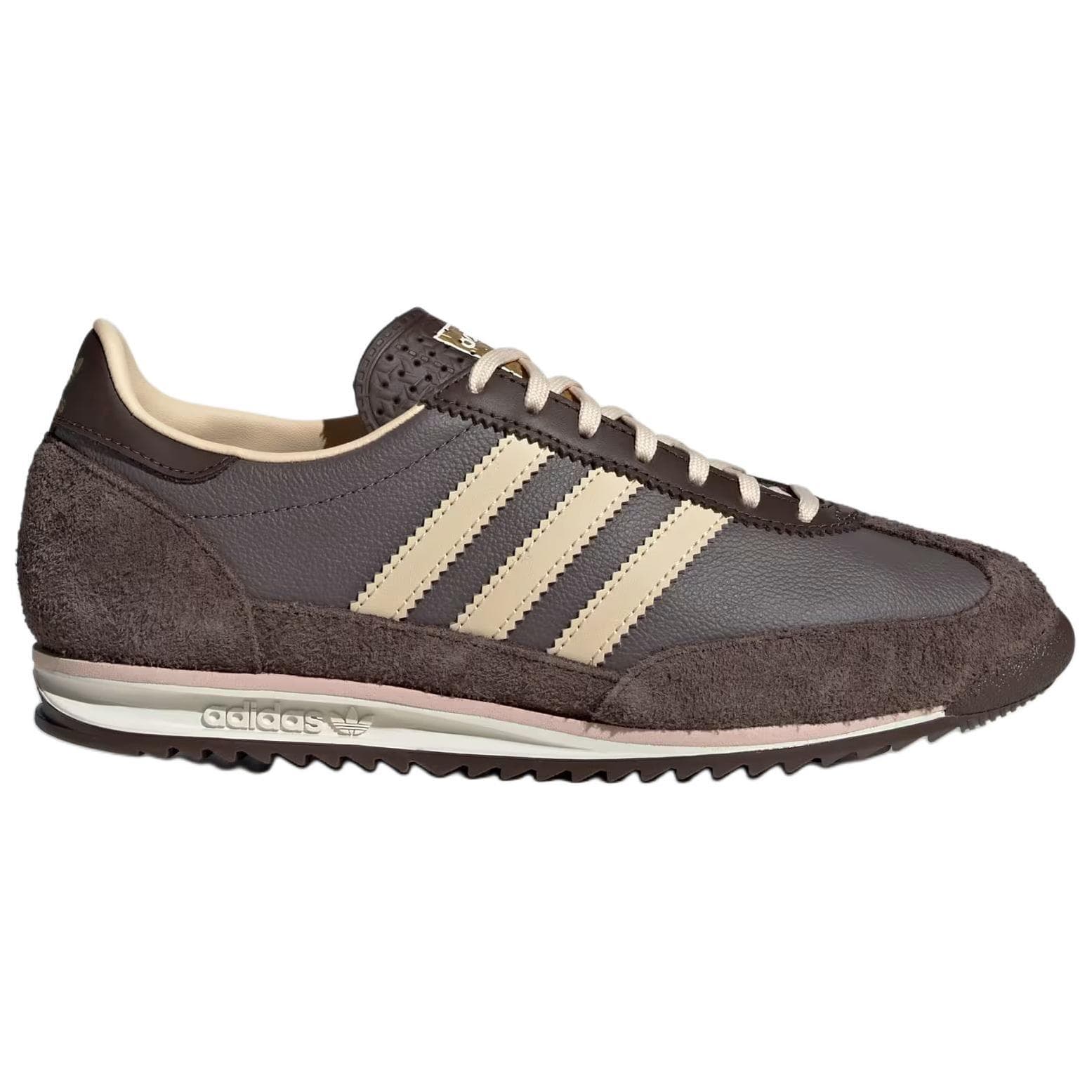 Кроссовки Adidas Originals SL 72 OG Комфортные Низкие Повседневные Кроссовки Женские Коричневые - изображение 2