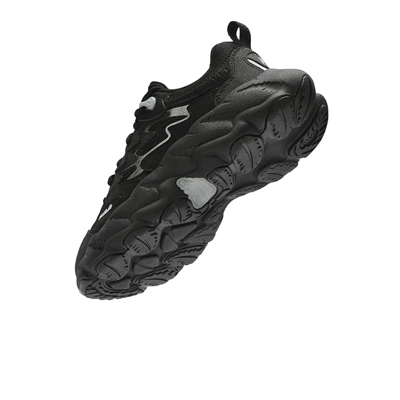 Кроссовки FILA FERN 2 Устойчивость к истиранию Низкий верх Повседневная обувь Женская Черная - изображение 5