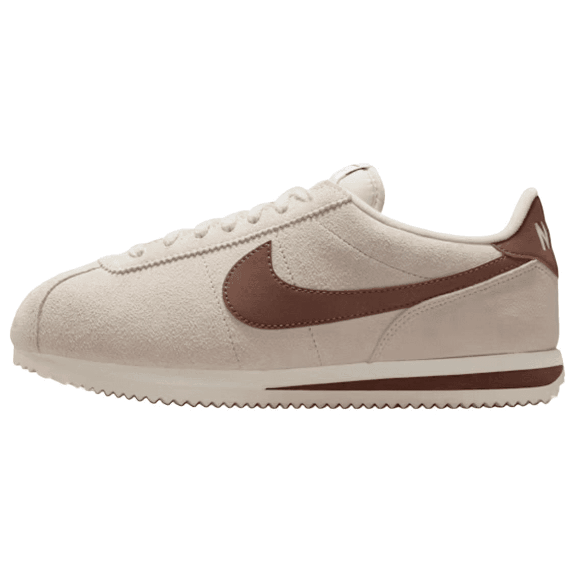 Кроссовки Nike Cortez Кожа Повседневная Обувь Женская Бежевая - изображение 1