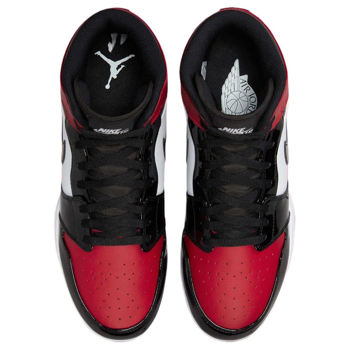 Кроссовки для футбола Jordan Air Jordan 1 Противоскользящая Устойчивая к истиранию Обувь для регби Мужская Красная Черная - изображение 3