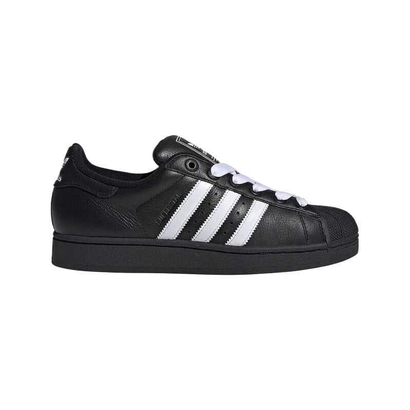 Кроссовки Adidas Originals Superstar 2 Кожа Низкий Верх Повседневная Обувь Унисекс Черный Белый - изображение 2