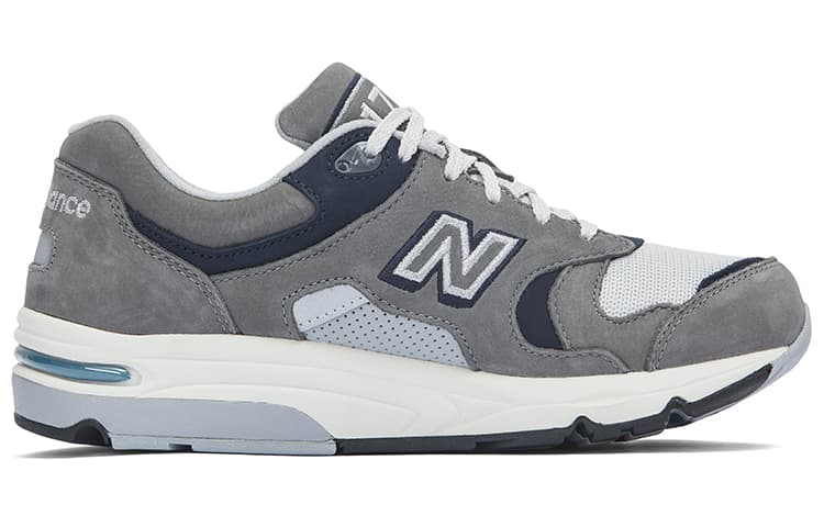 Кроссовки New Balance Кожа Искусственная замша Удобная Амортизация Износостойкий Низкий Топ Повседневная Обувь Мужская Серый - изображение 2