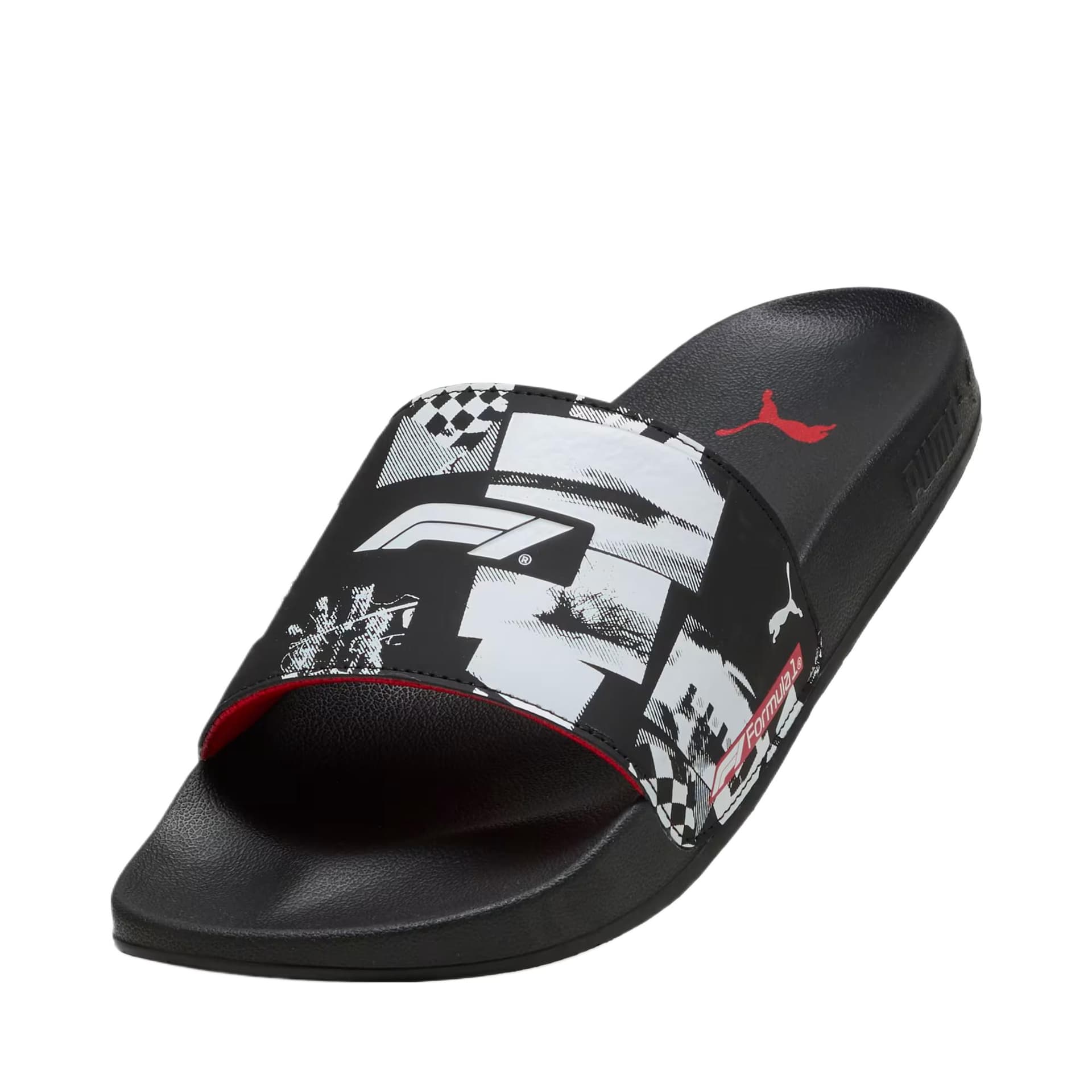 Сандалии PUMA F1 Шлепанцы Унисекс Черные - изображение 3