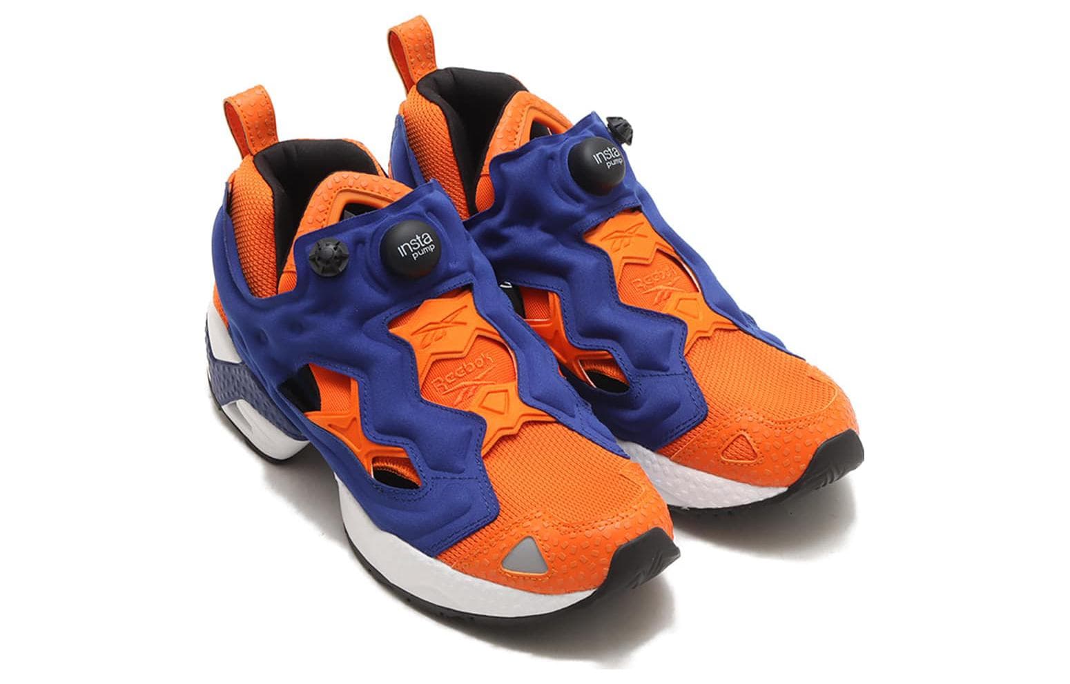 Кроссовки REEBOK Instapump Fury Smash Оранжевая ткань Удобная Устойчивая к истиранию Низкий верх Повседневная обувь Унисекс - изображение 3
