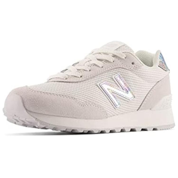 Кроссовки New Balance NB 515 Модный тренд Низкий топ Повседневная обувь Женская Серый Белый - изображение 4