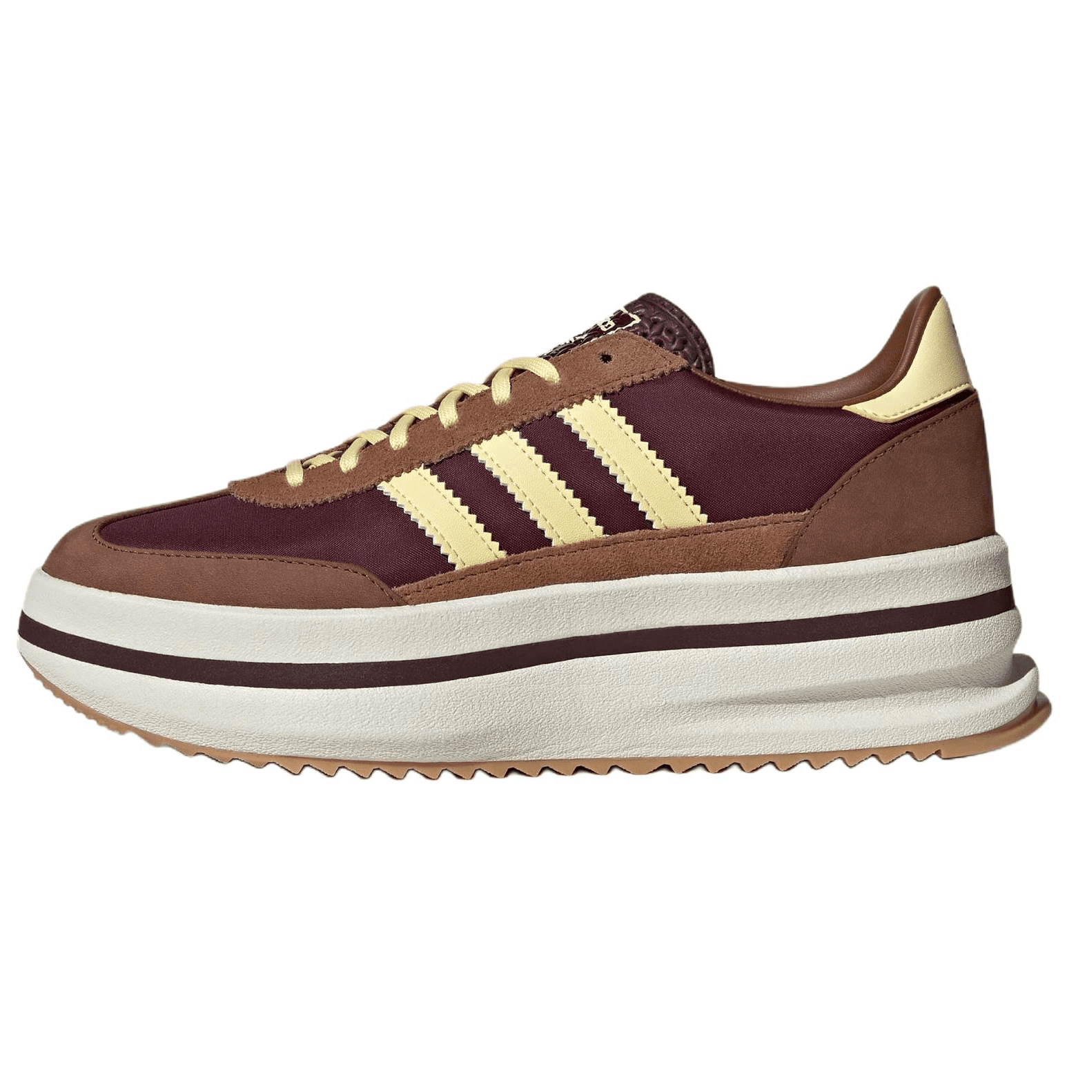 Кроссовки Adidas Originals SL 72 Устойчивая к истиранию низкая повседневная обувь для женщин коричневый желтый - изображение 1