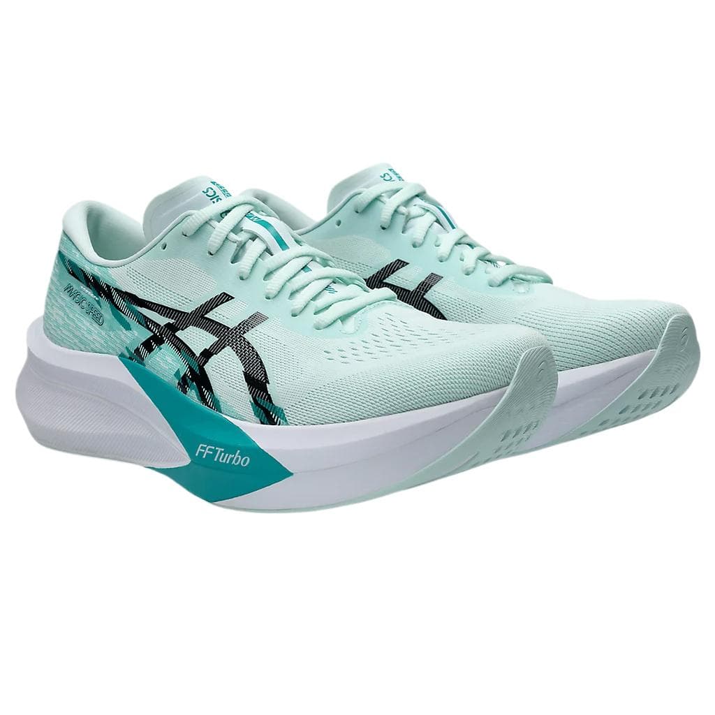 Кроссовки ASICS MAGIC SPEED 4 Амортизация Устойчивость к истиранию Дышащая Низкий верх Повседневная обувь Мужская Зеленая - изображение 3