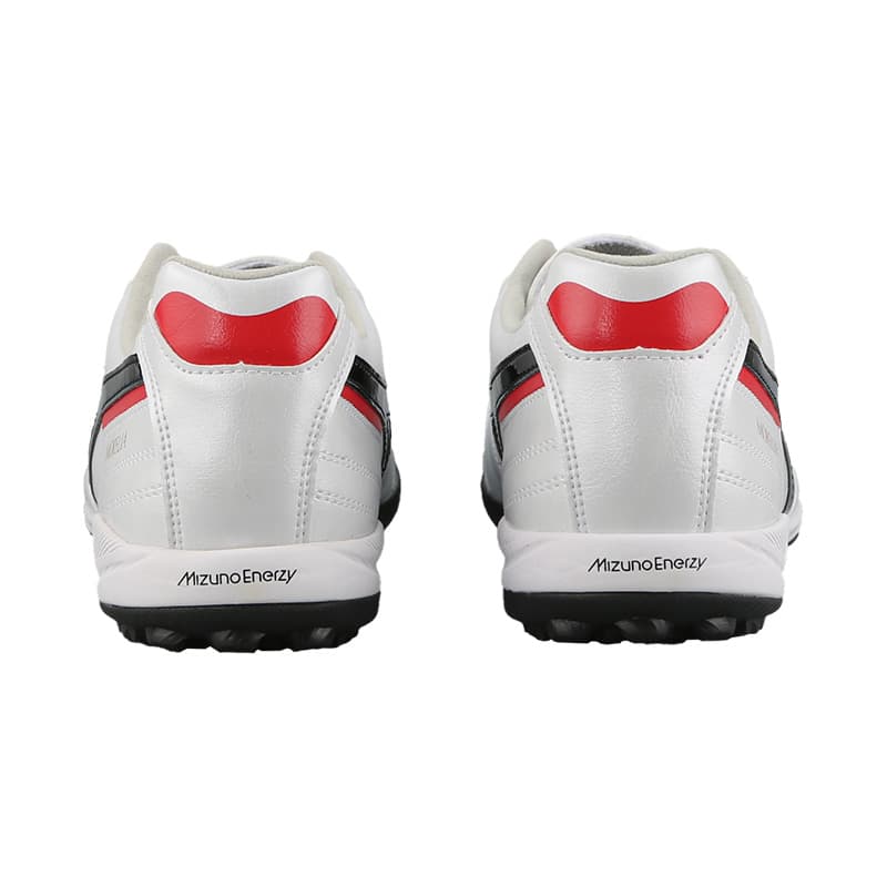 Кроссовки для футбола Mizuno MORELIA SALA TF Шипы Противоскользящие Футбольные бутсы Унисекс Белый Черный Красный - изображение 4