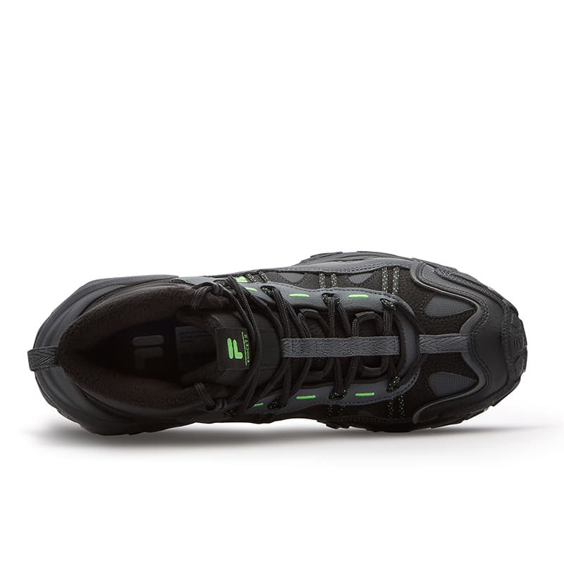 Кроссовки FILA FUSION EXOCET II Mountains Shoe 2 Синтетическая кожа MID Повседневная обувь Женская Теневой черный серый - изображение 4