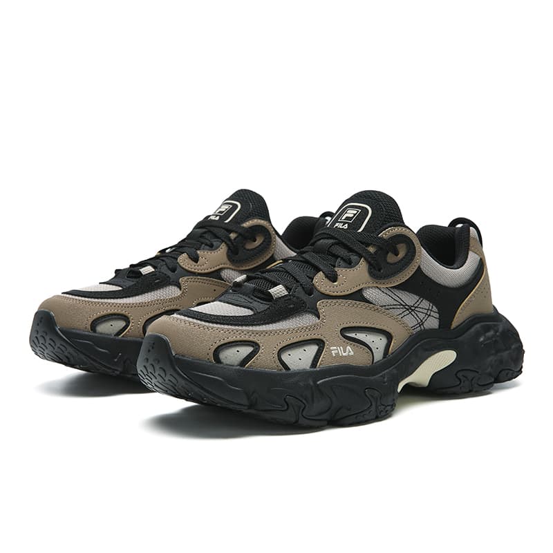 Кроссовки FILA Tornado Износостойкий Дышащий Легкий Низкий Верх Повседневная Обувь Мужская Коричневый - изображение 3
