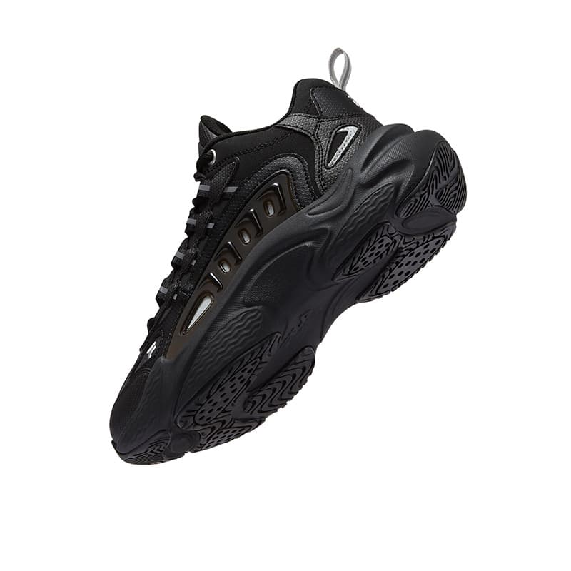 Кроссовки FILA FUSION SKY TRAIL Износостойкий MID Топ Повседневная обувь Женская Черная - изображение 5