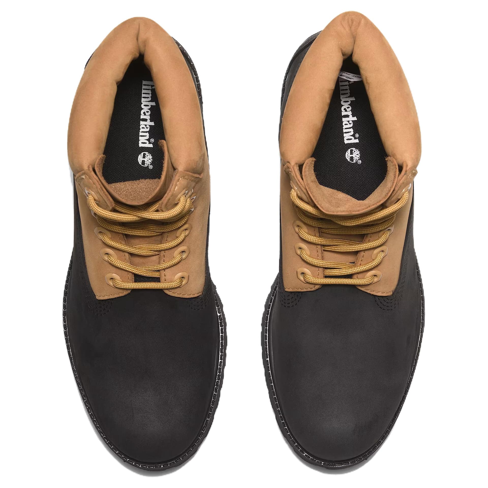 Ботинки Timberland Premium Black Yellow - изображение 5