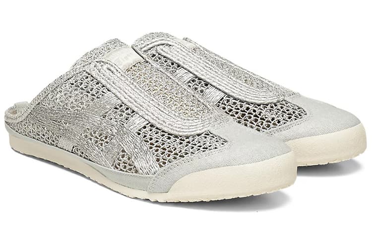 Кроссовки Onitsuka Tiger Mexico 66 Sabot Silver - изображение 3