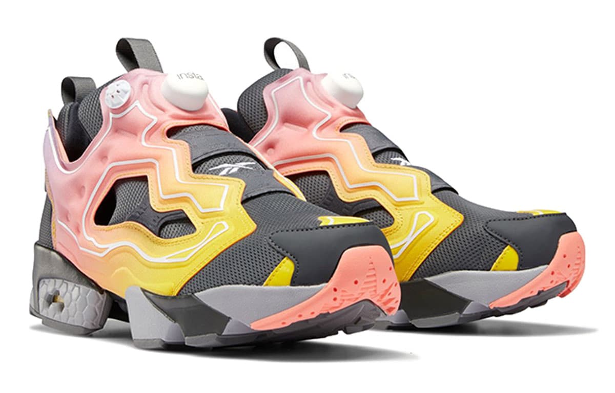 Кроссовки Reebok Instapump Fury OG Grey Orange - изображение 3