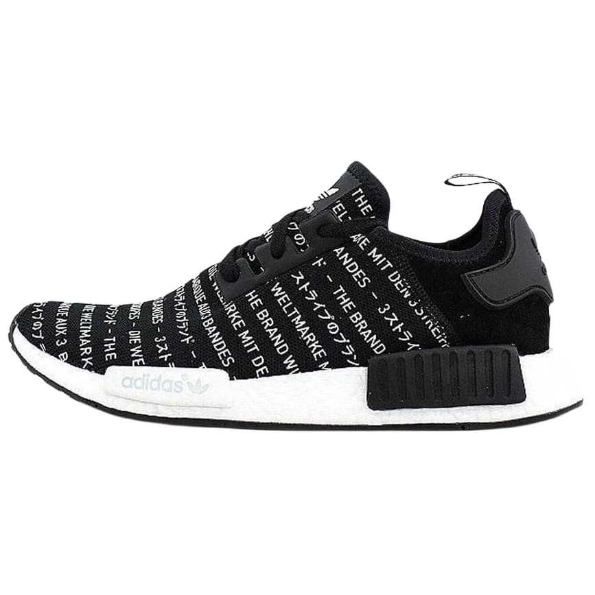 Кроссовки Adidas Originals NMD R1 Дышащая Повседневная Обувь Мужская Черная - изображение 1
