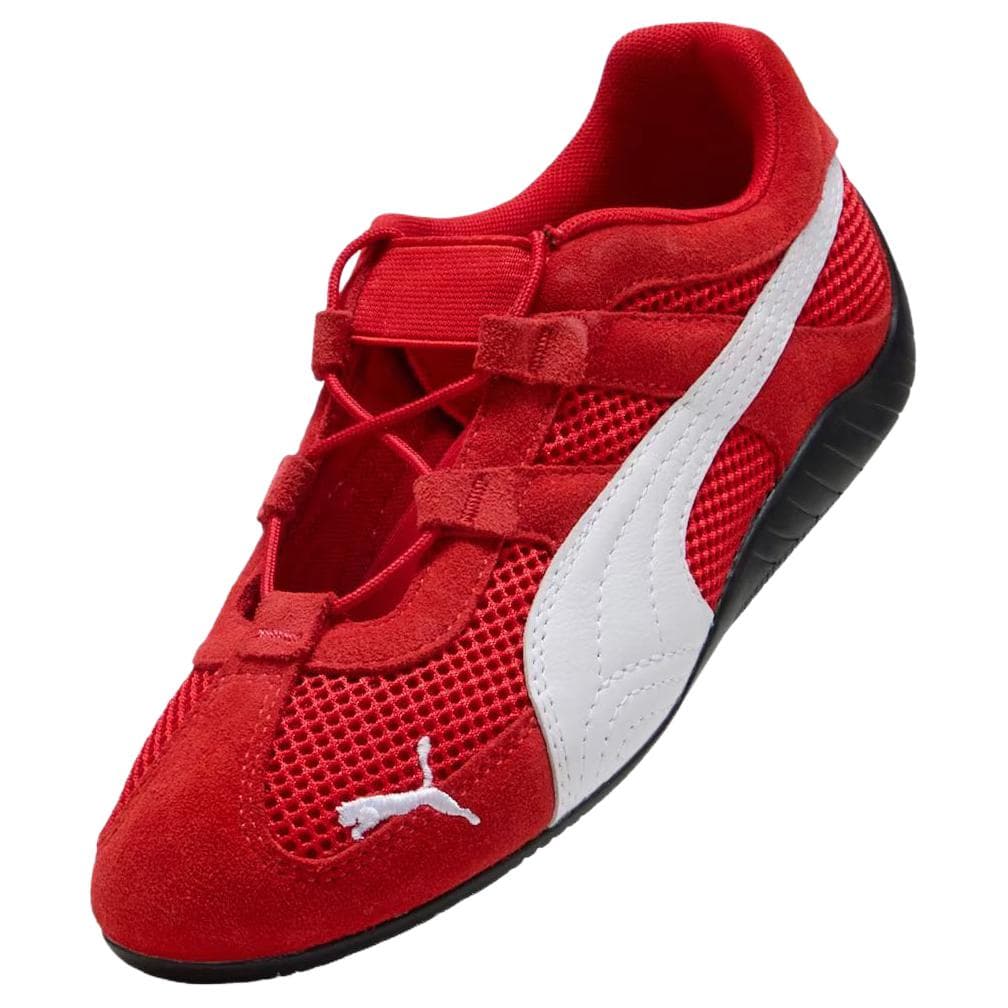 Кроссовки PUMA Speedcat Go Дышащий Покрытие Баланс Low Топ Повседневная обувь Женские Красный - изображение 3
