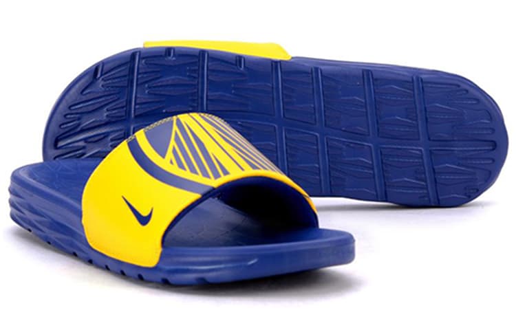 Сандалии Nike Benassi Solarsoft NBA Yellow - изображение 4
