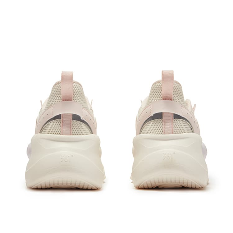 Кроссовки 361° Low Топ Повседневная обувь Women's White Розовый - изображение 4