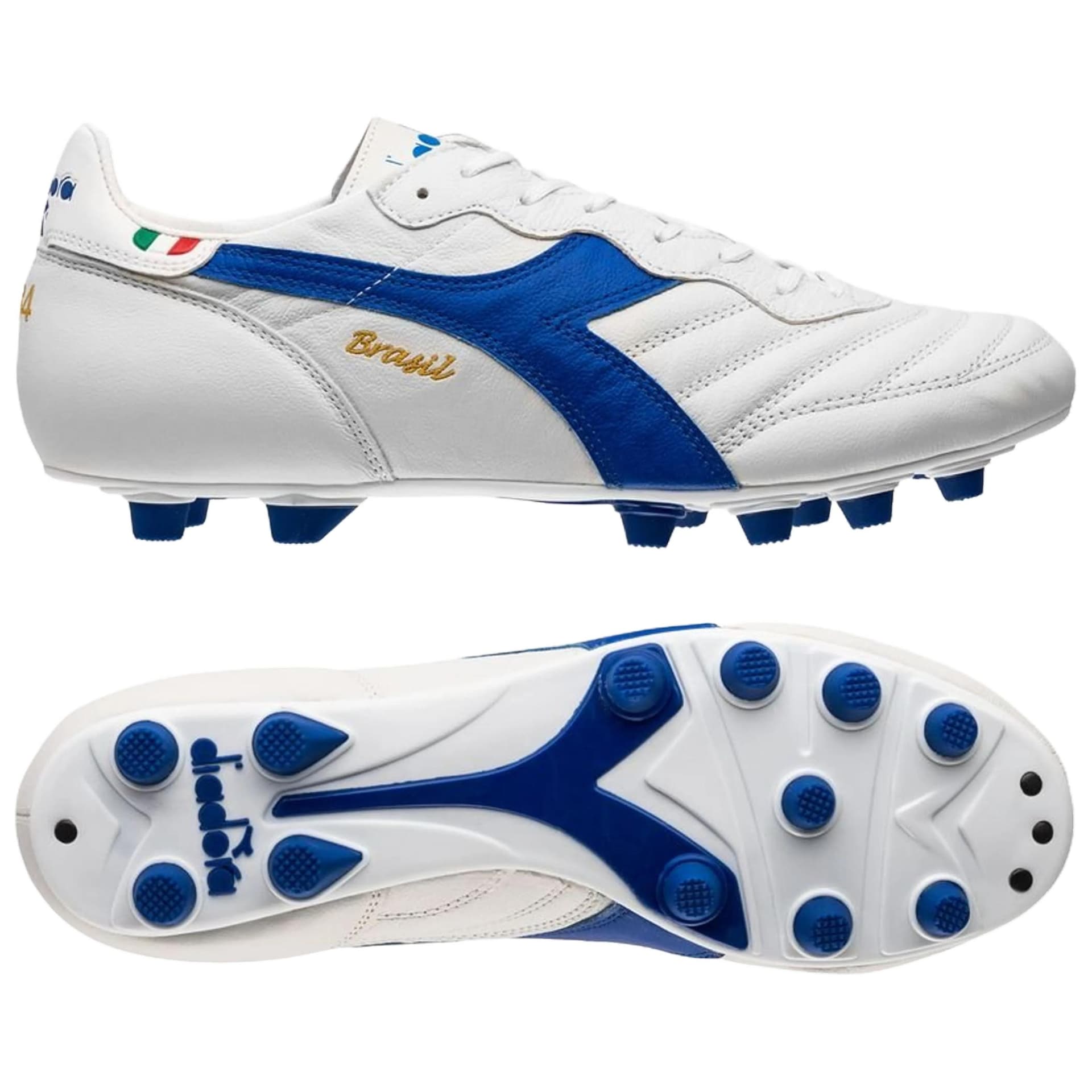Кроссовки для футбола DIADORA BRASIL ITALY Футбольные бутсы Мужской Белый - изображение 5