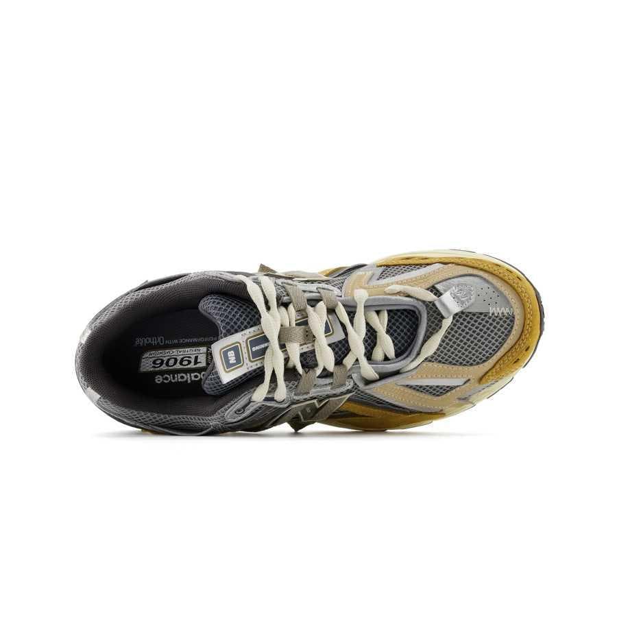 Кроссовки New Balance 1906A Ткань Спилок коровьей кожи Искусственная кожа Устойчивая к истиранию Низкий верх Повседневная обувь - изображение 3