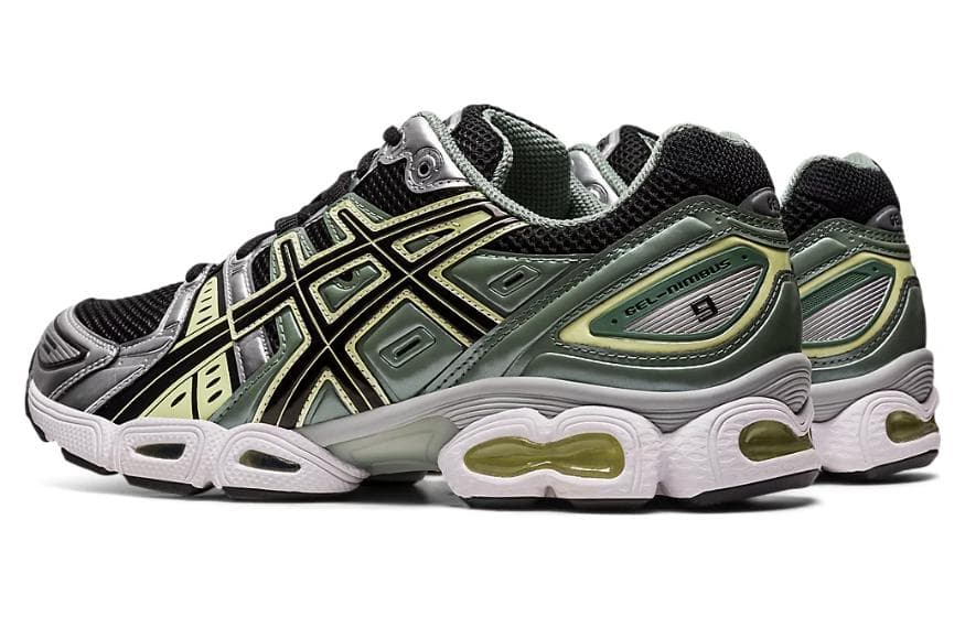 Кроссовки Asics GEL-Nimbus 9 Black Green - изображение 4