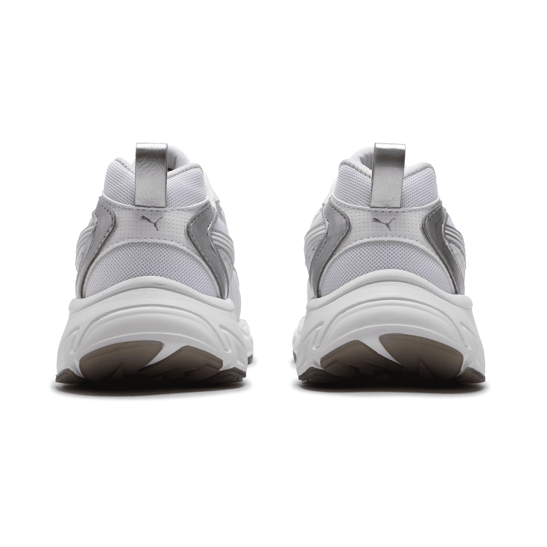 Кроссовки PUMA Morphic Износостойкая и Легкая Низкий Верх Повседневная Обувь Женская Серебряная - изображение 3