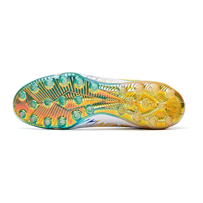 Кроссовки для футбола Joma MG Multi Ground Синтетическая кожа Футбольные бутсы Мужские Белый Золото - изображение 3