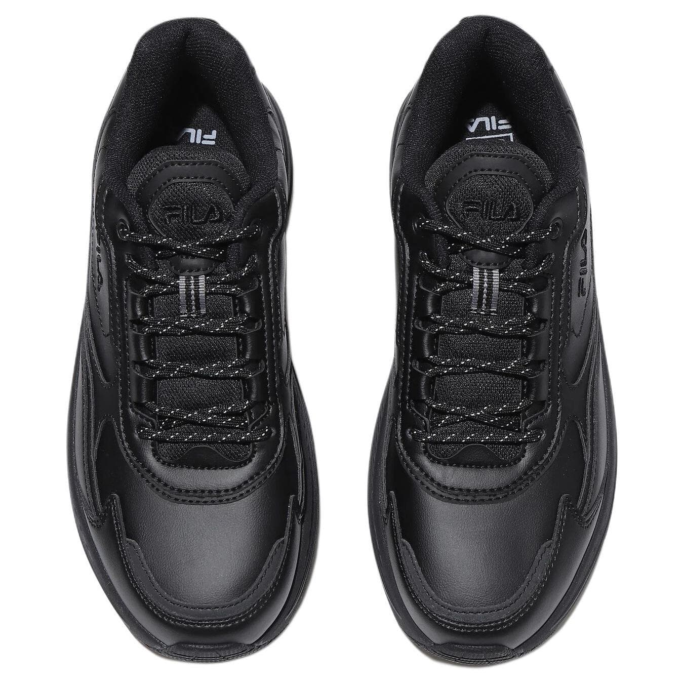 Кроссовки FILA Wavy Day Мягкий и Комфортный Устойчивый к Износу Низкий Топ Повседневная Обувь Унисекс Черный - изображение 4