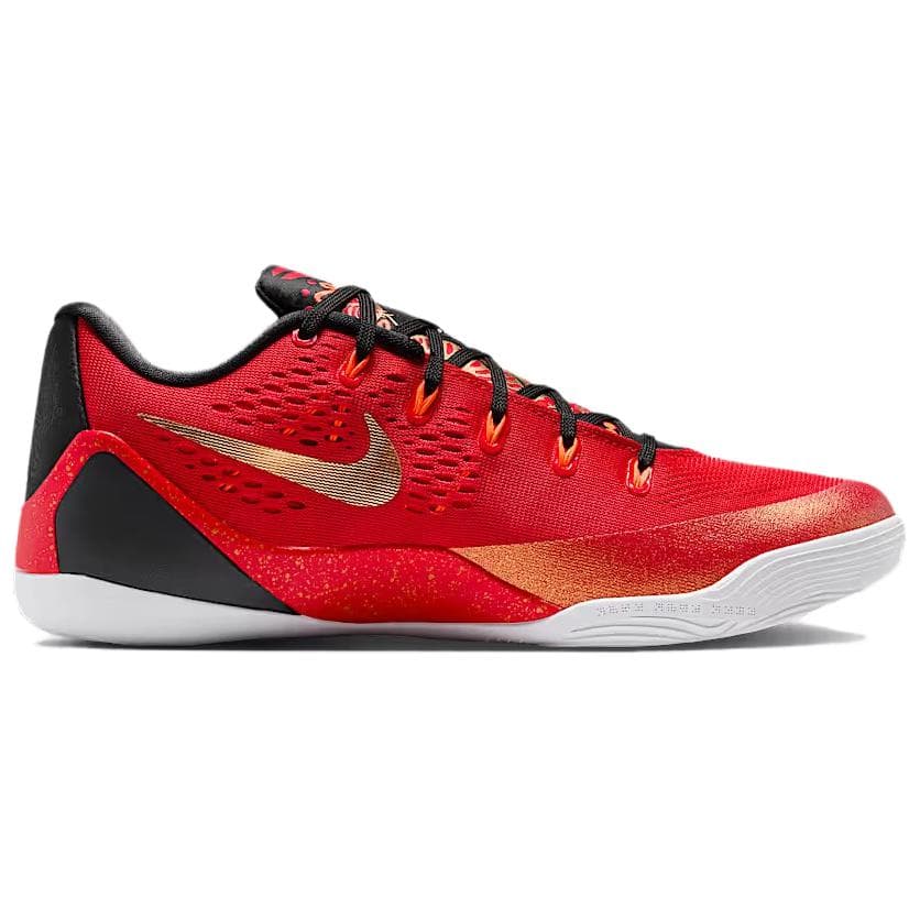 Кроссовки для баскетбола NIKE Kobe 9 Дышащий Oтскок Сцепление Low Топ Баскетбольные кроссовки Мужской Красный черный - изображение 2