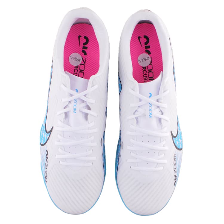Кроссовки для футбола Nike Air Zoom Vapor 15 Academy TF White Blue - изображение 3
