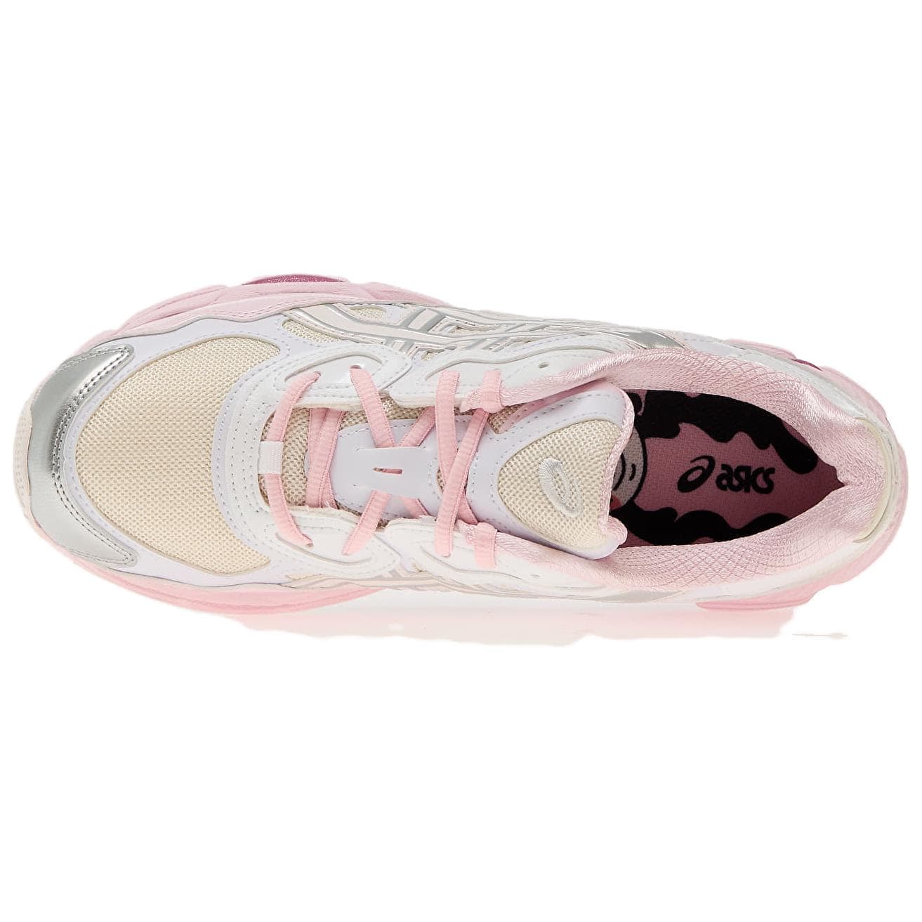 Кроссовки KICKI YANG ZHANG x Asics Гель NYC Low Топ Повседневная обувь Унисекс Серебристо-розовый - изображение 4