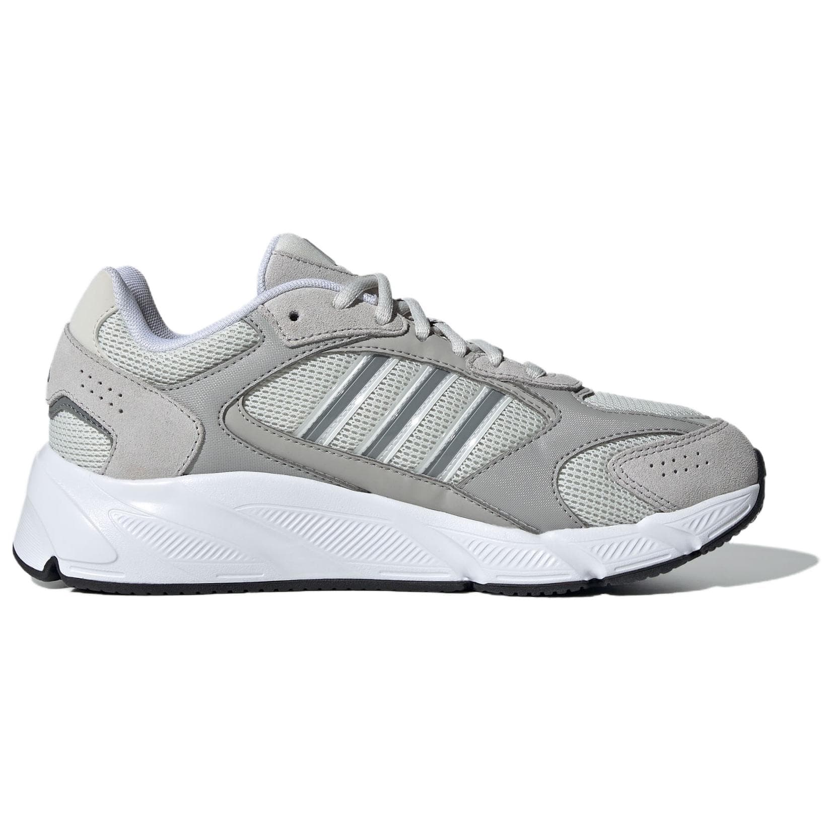 Кроссовки Adidas CRAZYCHAOS 2000 противоскользящие устойчивые к истиранию увеличивающие высоту низкие с подошвой женские серые - изображение 2