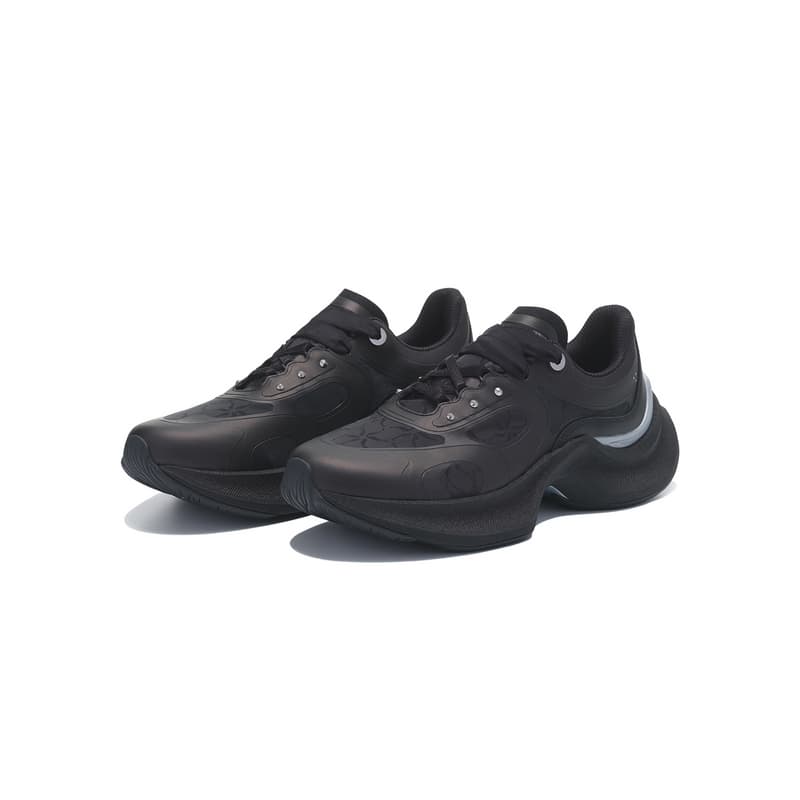 Кроссовки LI-NING 1990 Классическая коллекция Модные удобные универсальные индивидуальные амортизирующие износостойкие лоу-топы повседневная обувь женская черный - изображение 2