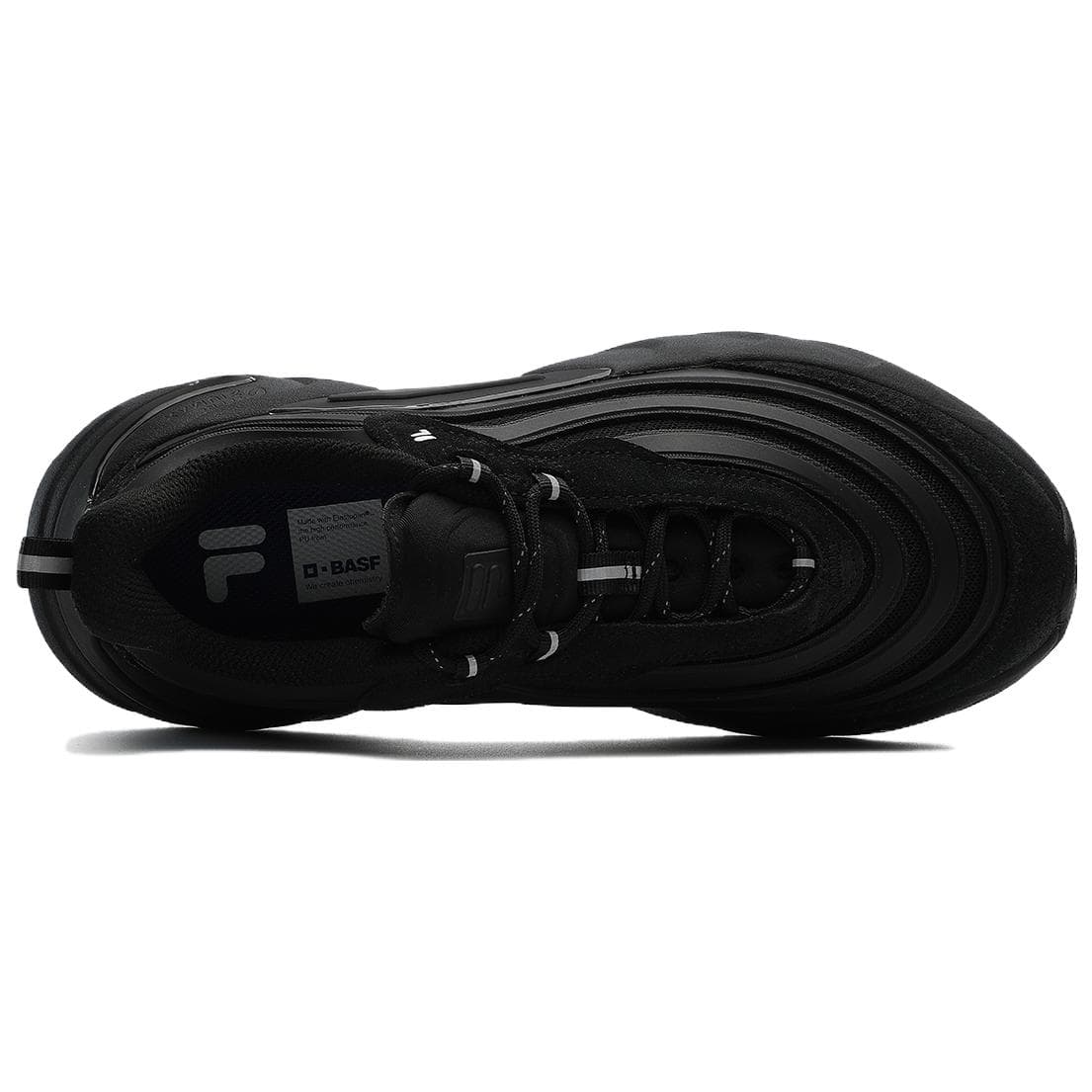 Кроссовки FILA FUSION Ray 4 Текстиль Спилок коровьей кожи Устойчивый к истиранию Низкий топ Повседневная обувь Женская - изображение 3