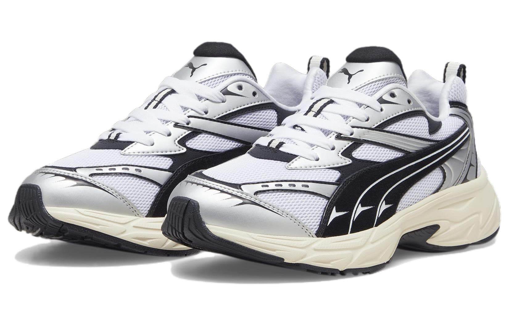 Кроссовки PUMA Morphic White Black - изображение 3