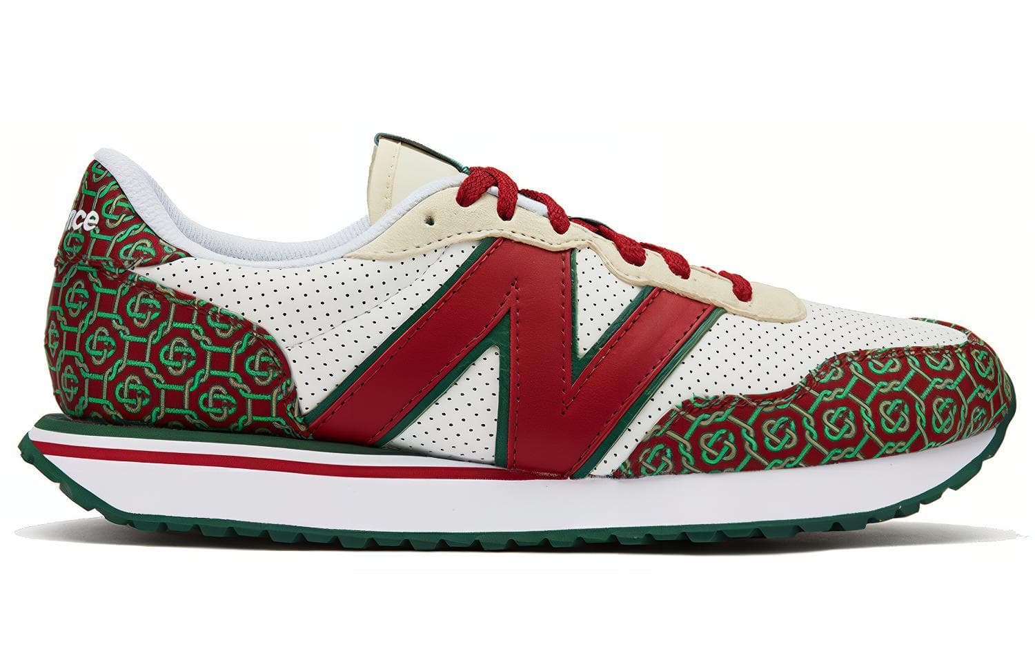 Кроссовки CASABLANCA x New Balance 237 White Red - изображение 2