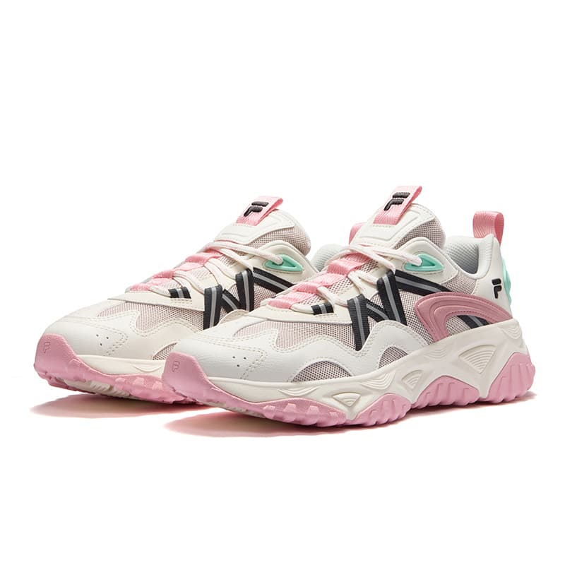 Кроссовки FILA FUSION FREEROAM Wander Shoes Текстиль Синтетическая кожа Низкий верх Повседневная обувь Женская Снежно-белый - изображение 2