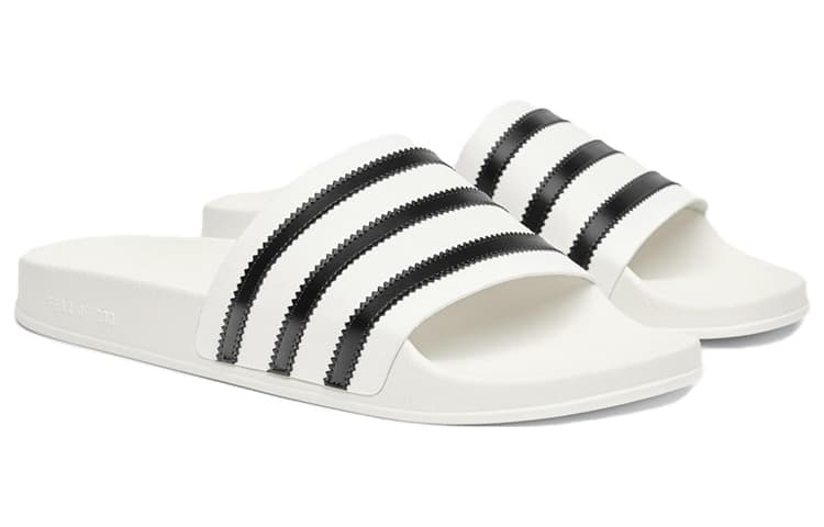 Сандалии Fear of God x adidas Originals Slide White Black - изображение 2