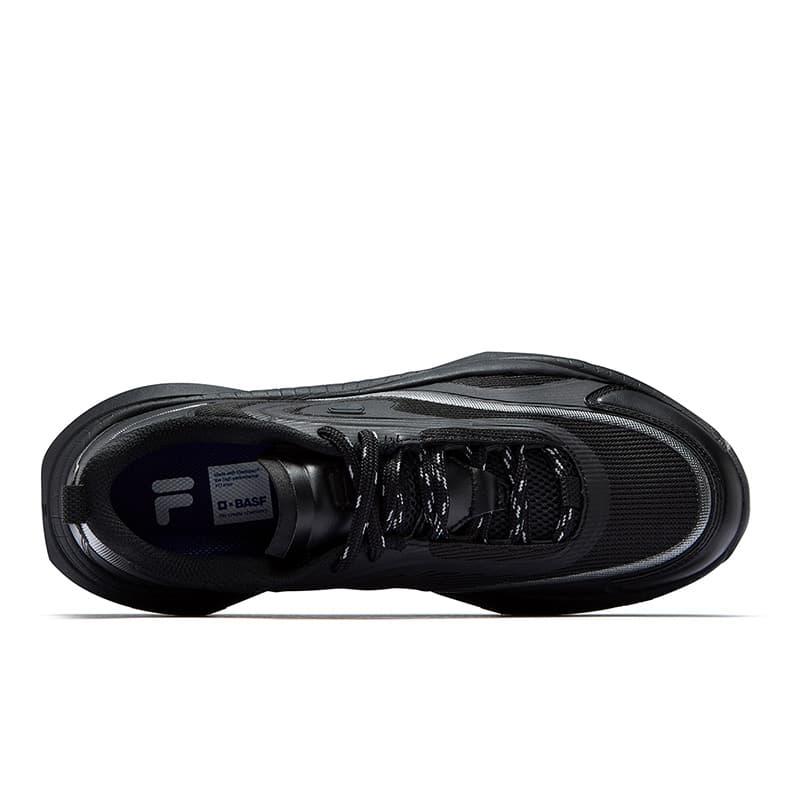 Кроссовки FILA FUSION RAY V Radiation 5 Текстиль Синтетическая кожа Низкий топ Повседневная обувь Мужская Черный Серебряный - изображение 3